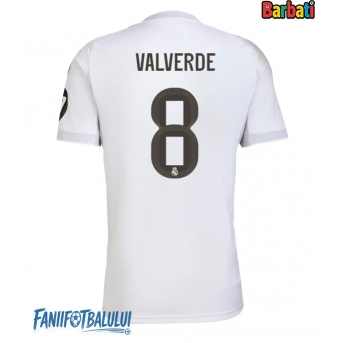 Real Madrid Federico Valverde #8 Tricou Fotbal Replică 2025-26 Barbati Acasa